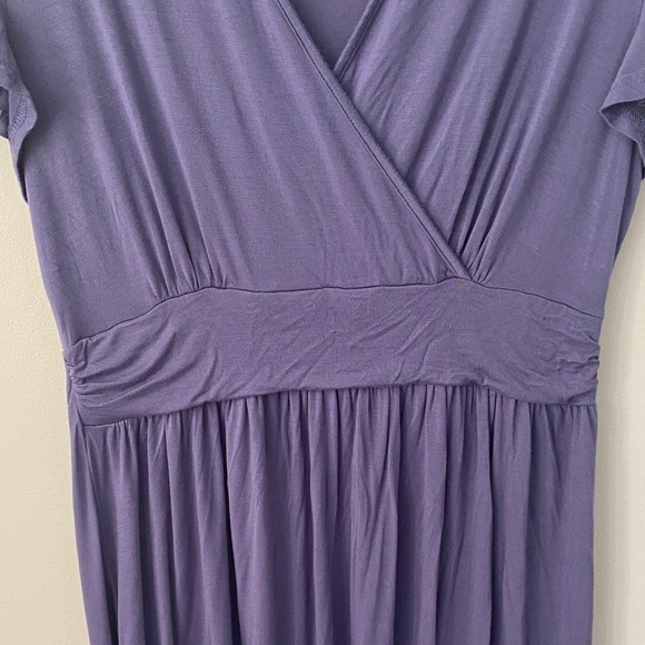Chic Purple Midi Dress - Picture 2 of 3